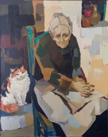 Peinture intitulée "Les deux amies.jpg" par Jori Duran, Œuvre d'art originale, Huile