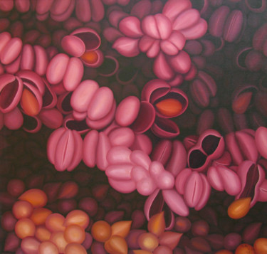 Peinture intitulée "European spindle fl…" par Vinko Hlebs, Œuvre d'art originale, Huile