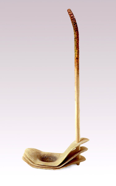 Sculpture titled "Vessel #19—Refuge" by Jeff Key, Original Artwork, Wood