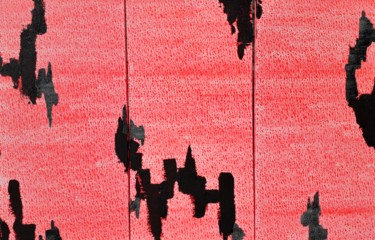 Ζωγραφική με τίτλο "triptyque "Red Ligh…" από Mickael Bereriche (KESMO), Αυθεντικά έργα τέχνης, Ακρυλικό