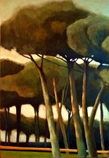 retour de la Grande Motte Peinture intitulée "retour de la Grande…" par Catherine Cazaentre, Œuvre d'art originale, Acrylique Monté sur Châssis en bois