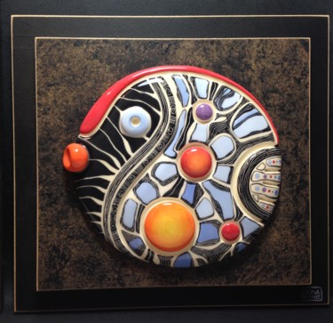 Sculpture intitulée "Poisson bulle" par Oshawane, Œuvre d'art originale, Céramique
