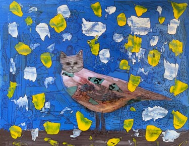 绘画 标题为“I’m not a bird, not…” 由Pavel Kuragin, 原创艺术品, 丙烯