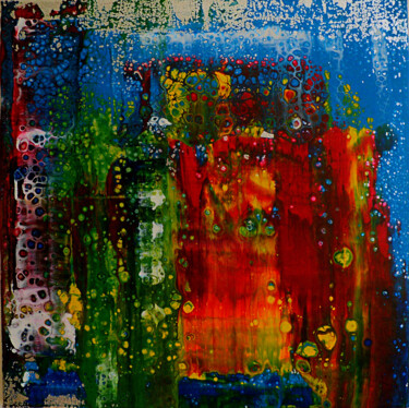 Painting titled "I AMSTERDAM" by Nelu Gradeanu, Original Artwork, Acrylic