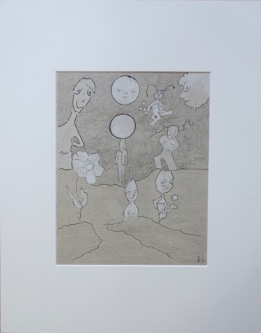 图画 标题为“N°2” 由Sophie Agogué, 原创艺术品, 铅笔