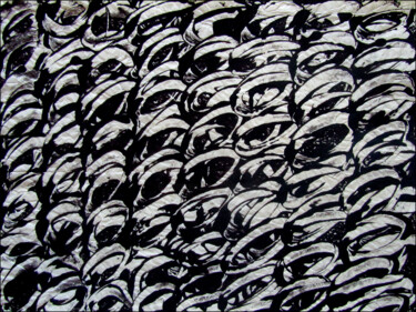 印花与版画 标题为“MONOTYPE NOIR PAPIE…” 由Alain Lamy, 原创艺术品, 蒙纳