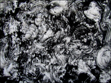 印花与版画 标题为“MONOTYPE NOIR PAPIE…” 由Alain Lamy, 原创艺术品, 蒙纳