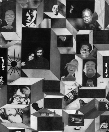 Collages getiteld "This different, dif…" door Vladimir Abaimov, Origineel Kunstwerk, Collages