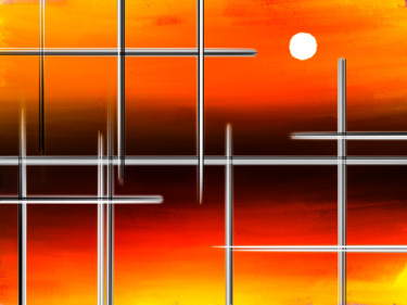 Sun behind Bars