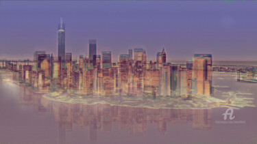 摄影 标题为“Energized New York…” 由Benoit Beal (3enoit 3eal), 原创艺术品, 操纵摄影