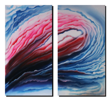 Painting titled "sans titre" by Loic Thepaut, Original Artwork, Oil