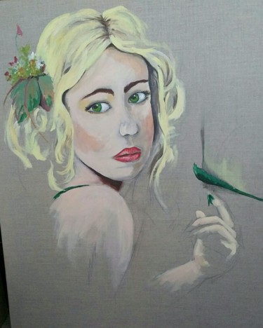 Peinture intitulée "l Innocence" par Philippe Dran, Œuvre d'art originale, Acrylique