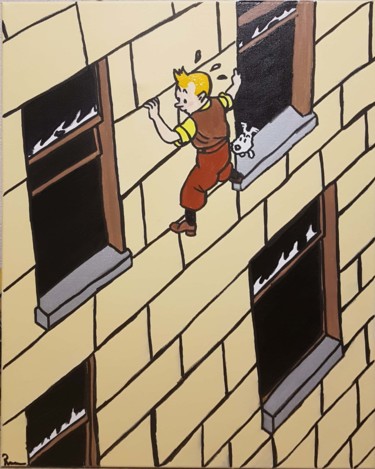 绘画 标题为“Tableau sur toile ,…” 由Marilyn, 原创艺术品, 丙烯