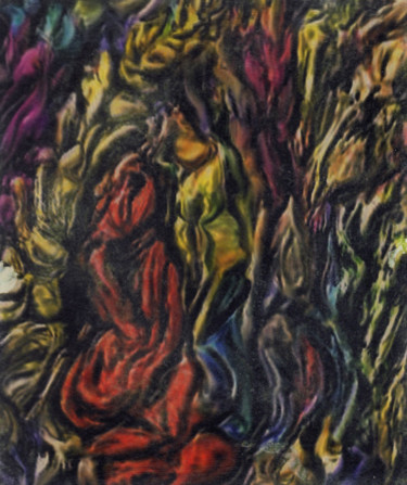 Méditation ou ermite en prière dans la forêt Digital Arts titled "Méditation ou ermit…" by Richard Raveen Chester, Original Artwork, Other