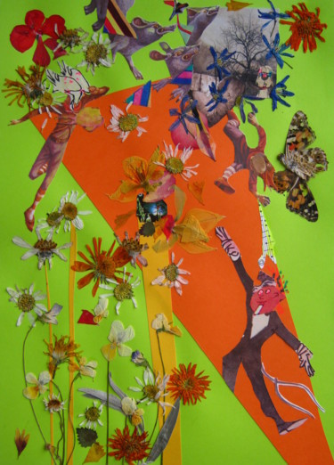 Collages titulada "Willie the Pimp." por Phil Colisov, Obra de arte original, Otro