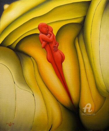 Origine du Monde.jpg Peinture intitulée "Origine du Monde.jpg" par G.Aime, Œuvre d'art originale, Huile