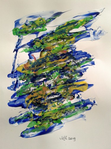 Schilderij getiteld "20190325-112217.jpg" door Marianne Huizinga, Origineel Kunstwerk