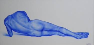 Silence Peinture intitulée "Silence" par Isabelle Lebret, Œuvre d'art originale, Huile