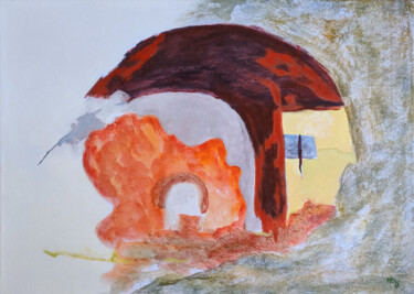 Peinture intitulée "De façade ou de pro…" par Marie-Paule Demarquez, Œuvre d'art originale, Acrylique Monté sur Châssis en b…