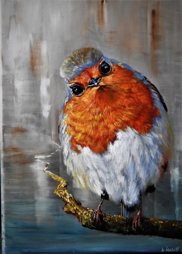 série oiseaux 2019 rouge gorge
