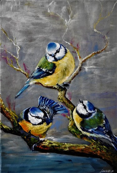 série oiseaux 2019 messanges bleues