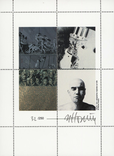 Printmaking titled "Patchwork #mh061" by Hosszu, Original Artwork, Lithography