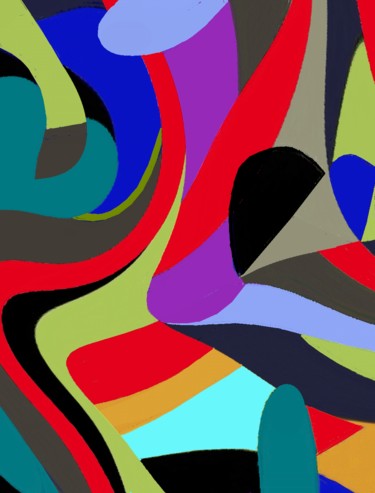 Digital Arts titled "Turlulu" by Peter Jalesh, Original Artwork, Digital Painting