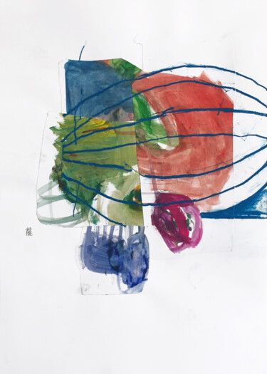 Collages titled "IT'S ONLY WHEN" by Luc Pierre, Original Artwork, Paper