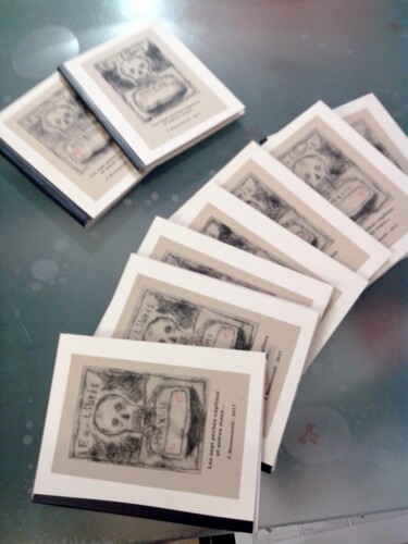 Printmaking titled "Les 7 Péchés Capita…" by T.Montana, Original Artwork, Engraving