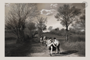 Prenons le chemin... Arts numériques intitulée "Prenons le chemin..." par Patrick Danion (spasp), Œuvre d'art originale, Photo montage