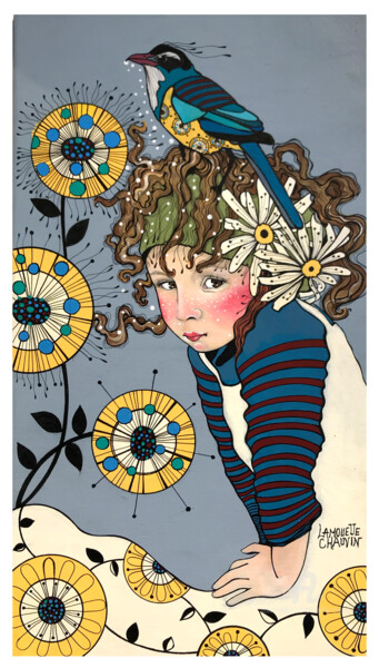 Peinture intitulée "Bouille du finistère" par Aurelie Chauvin, Œuvre d'art originale, Acrylique