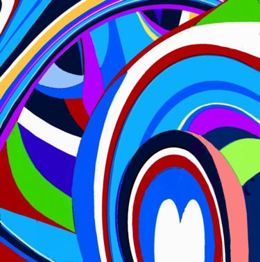 Digital Arts titled "Celestial Portal" by Peter Jalesh, Original Artwork, Digital Painting