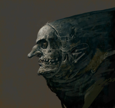 Louhi the Witch Digital Arts titled "Louhi the Witch" by Vladimir Chebakov, Original Artwork, 2D Digital Work