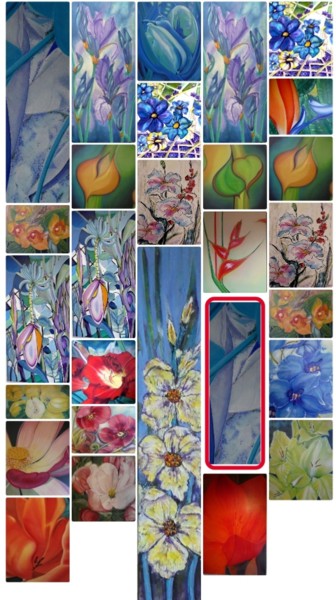 Malerei mit dem Titel "Hallo Frühling" von Urs, Original-Kunstwerk, Acryl
