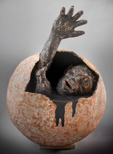 雕塑 标题为“"Marée Noire" sculp…” 由Picrate, 原创艺术品, 纸