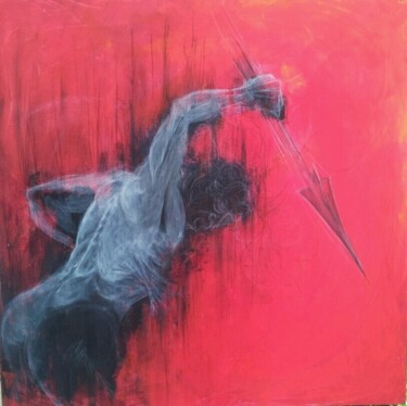 Peinture intitulée "gladiateur" par Philippe Picard, Œuvre d'art originale, Acrylique
