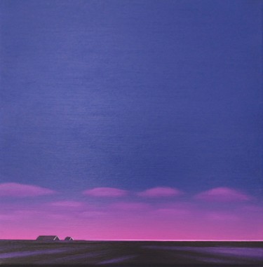 Painting titled "Dageraad (Dawn)" by Nelly Van Nieuwenhuijzen, Original Artwork, Acrylic