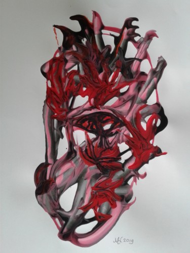 Schilderij getiteld "20190331-123032.jpg" door Marianne Huizinga, Origineel Kunstwerk