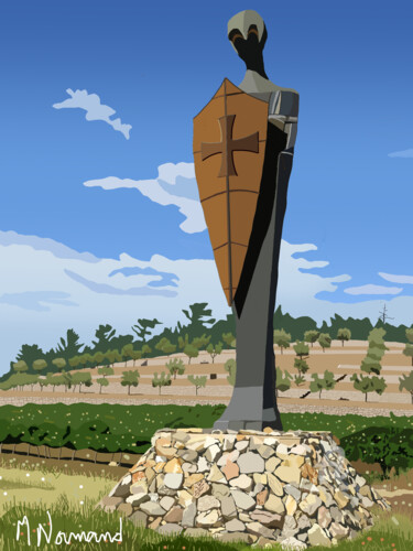 2019-04-03-le-templier-de-peyrassol.png Digital Arts titled "2019-04-03-le-templ…" by Michel Normand, Original Artwork, Other