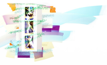 Arte digitale intitolato "un-due-trittico.jpg" da Silvia Benfenati, Opera d'arte originale, Collages