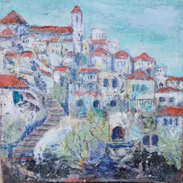 Painting titled "Frigiliana" by Jill Carrott, Original Artwork, Oil