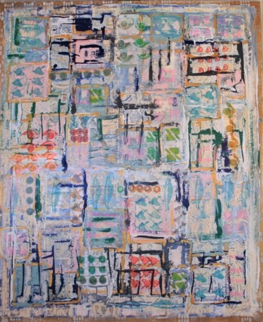 Lamoitiédelaplanèteestencoreuneminorité Pintura titulada "Lamoitiédelaplanète…" por Isabelle Delteil Mc Williams, Obra de arte original, Acrílico Montado en Cartuli…