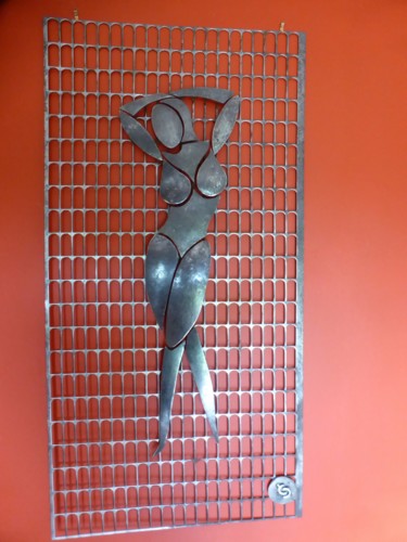 Sculpture intitulée "NU" par Claude Germain, Œuvre d'art originale, Métaux