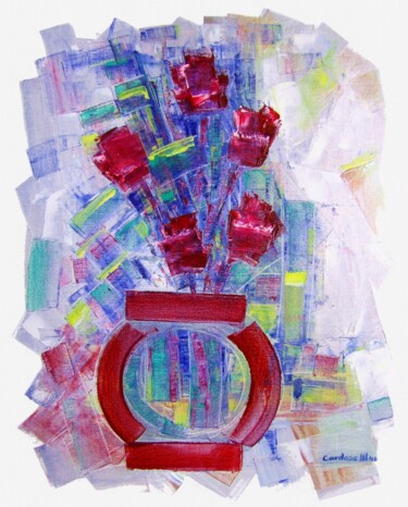 Peinture intitulée "THEMIS" par Cardoso Manu, Œuvre d'art originale, Huile Monté sur Châssis en bois