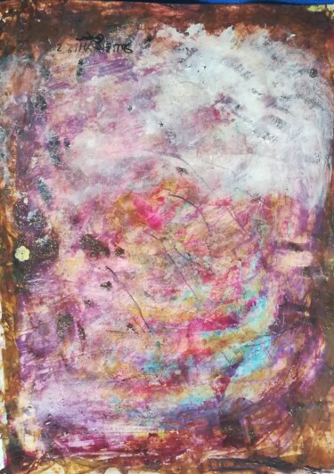 Peinture intitulée "026 l'amour au Whit…" par Lise Youlou, Œuvre d'art originale, Acrylique