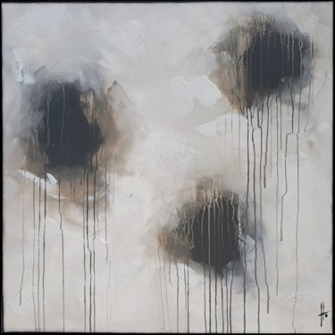 绘画 标题为“IMPULSION” 由Sandrine Hartmann, 原创艺术品, 丙烯 安装在木质担架架上