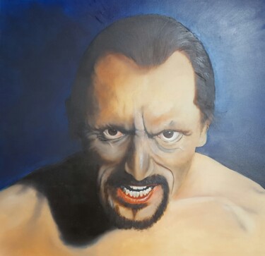 Peinture intitulée "autoportrait" par Philippe Picard, Œuvre d'art originale, Huile