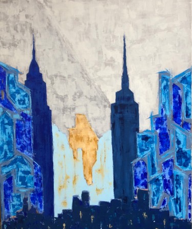 jv-escalant-manhattan-81x100-cm.jpg Painting titled "jv-escalant-manhatt…" by Jean-Vincent Escalant, Original Artwork, Acrylic