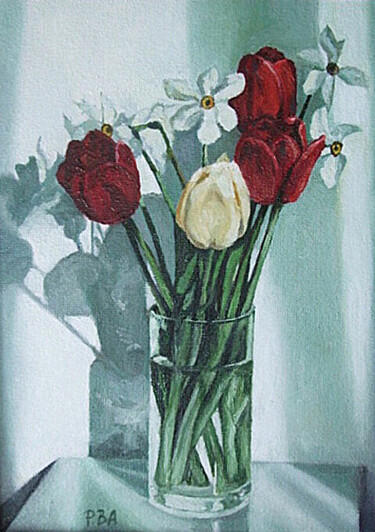 Fresh from the garden Painting titled "Fresh from the gard…" by Pola.B.Alex, Original Artwork, Oil