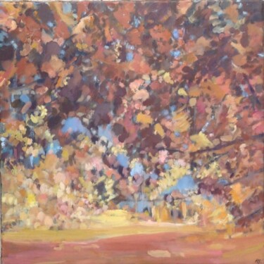 绘画 标题为“Couleurs d'automne” 由Hélène Spieldenner, 原创艺术品, 油 安装在木质担架架上